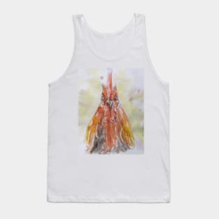 Red Rooster portrait Tank Top